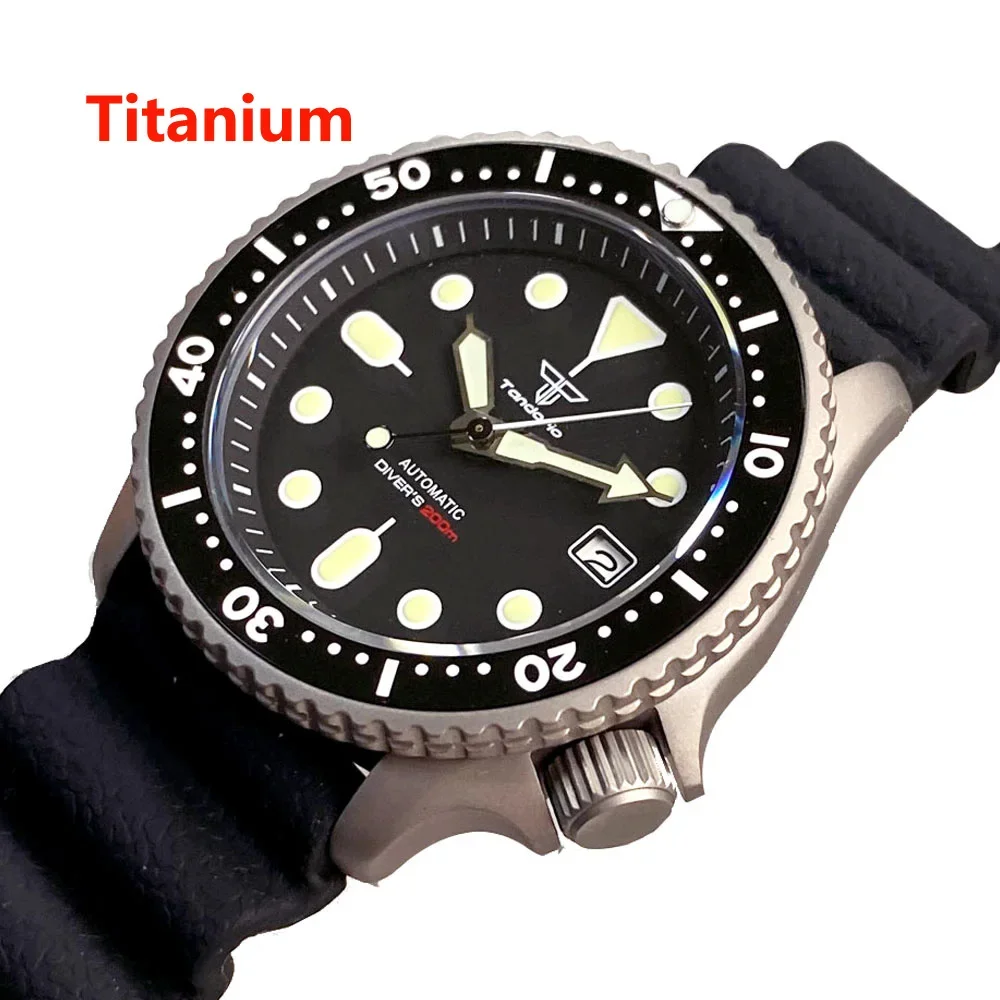 Paper Weight Crystal - Tandorio 41mm NH36 Titanium Black Dial