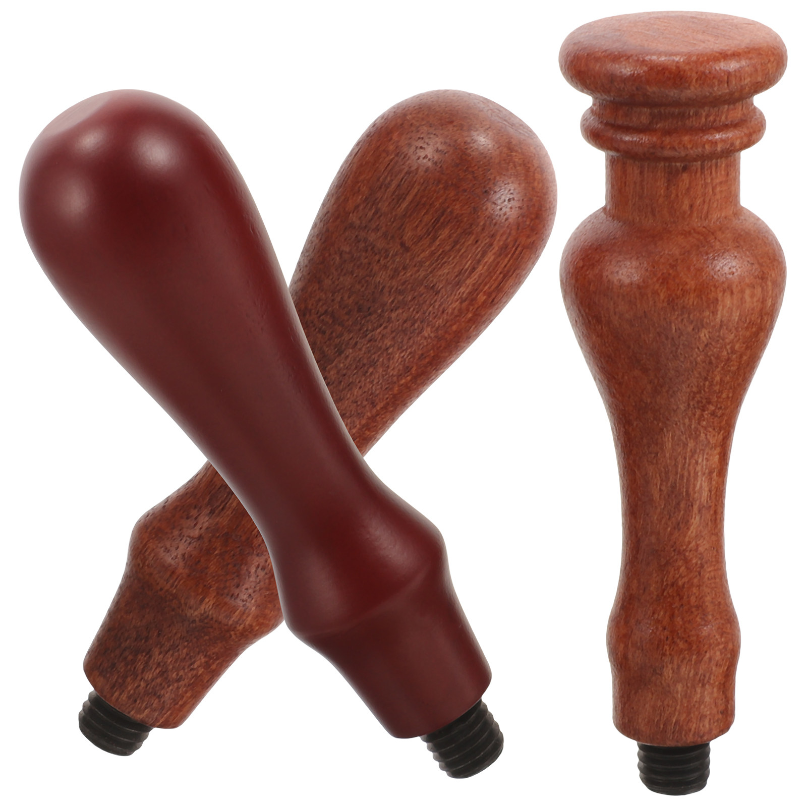 Wax Seal Stamp Set - 3Pcs Wooden Wax Seal Stamp Handles