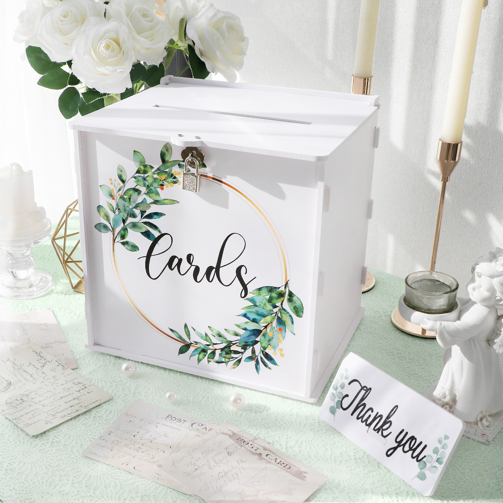 Wedding Card Box with Lock, PV - Card Index Box 리뷰 및 가격