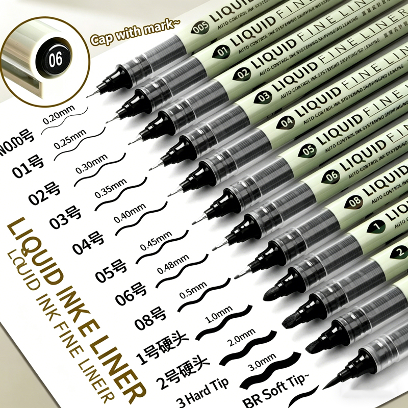 12 Tibs Black Pen Fine Line Sk - Correction Pen Fine 리뷰 및 가격