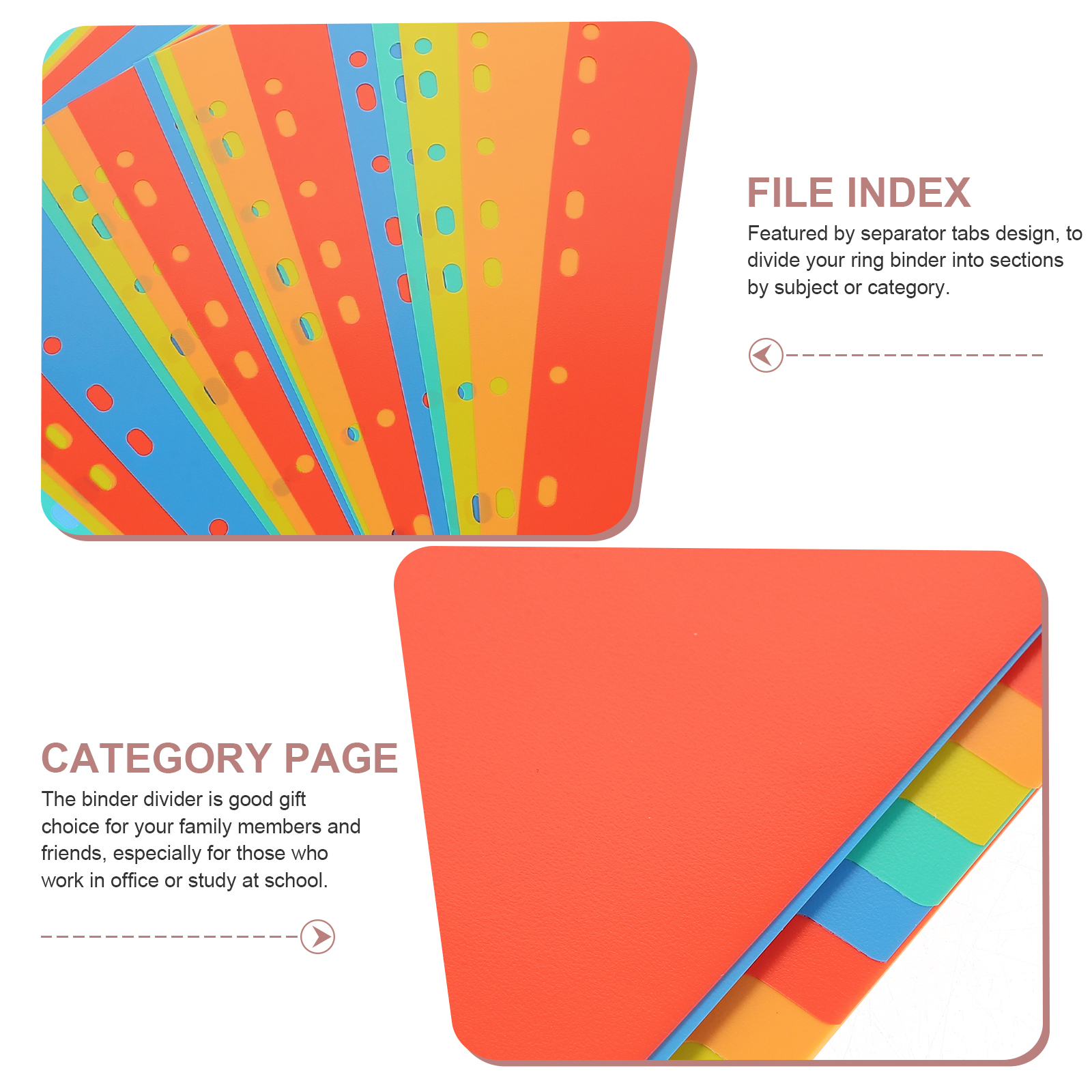 A4 Index Pages Plastic Binder  - Tab Divider A4 리뷰 및 가격