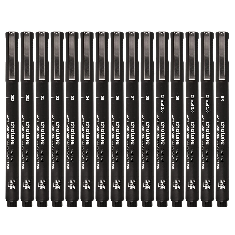 Black Micro Pens,15 Sizes,Wate - Correction Pen Fine 리뷰 및 가격
