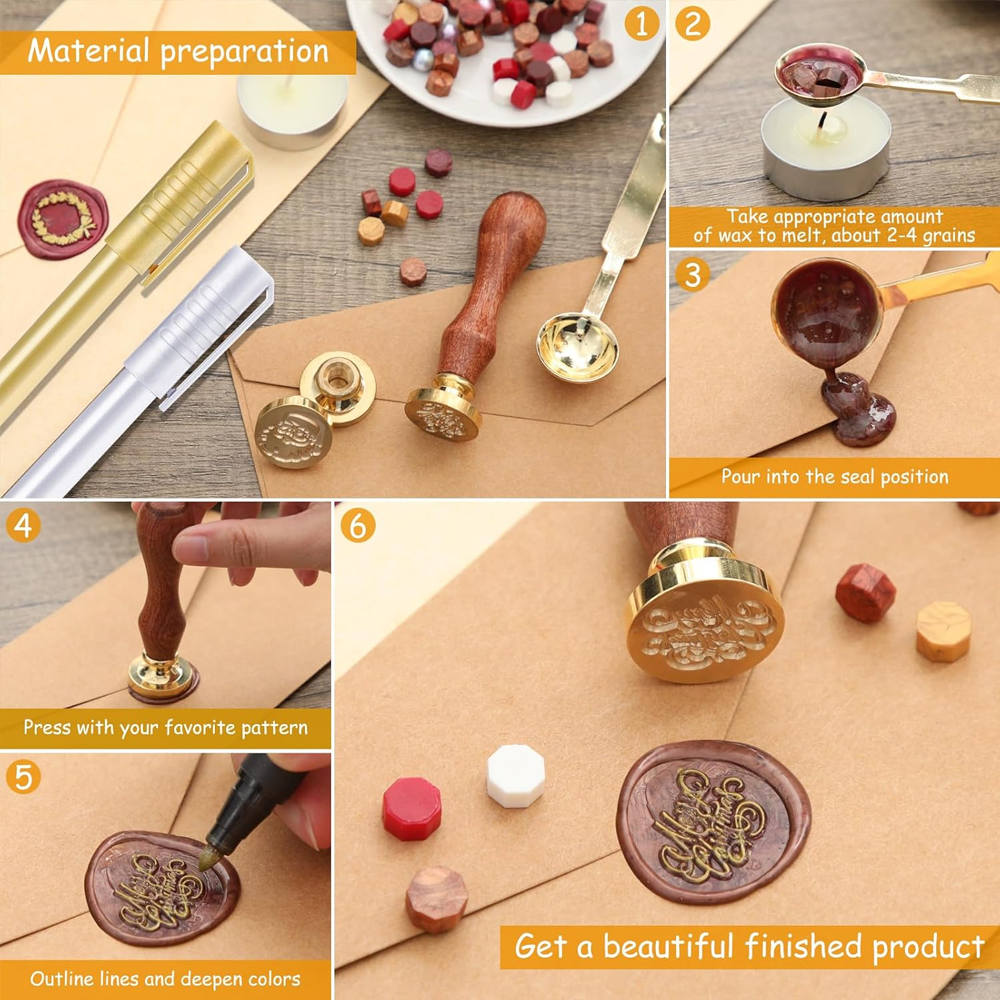 Custom Wax Seal Stamp, Persona - Wax Seal Stamp Set 리뷰 및 가격