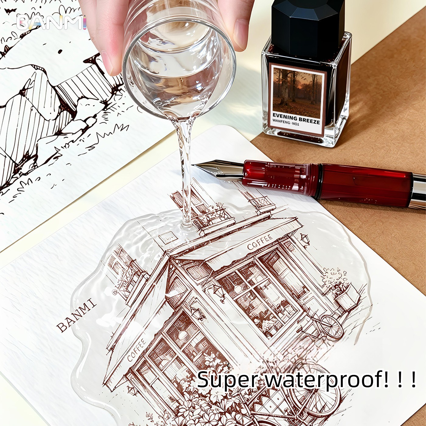 BANMI 10 Color Fountain Pens I - Fountain Pen Bottled Ink 리뷰 및 가격