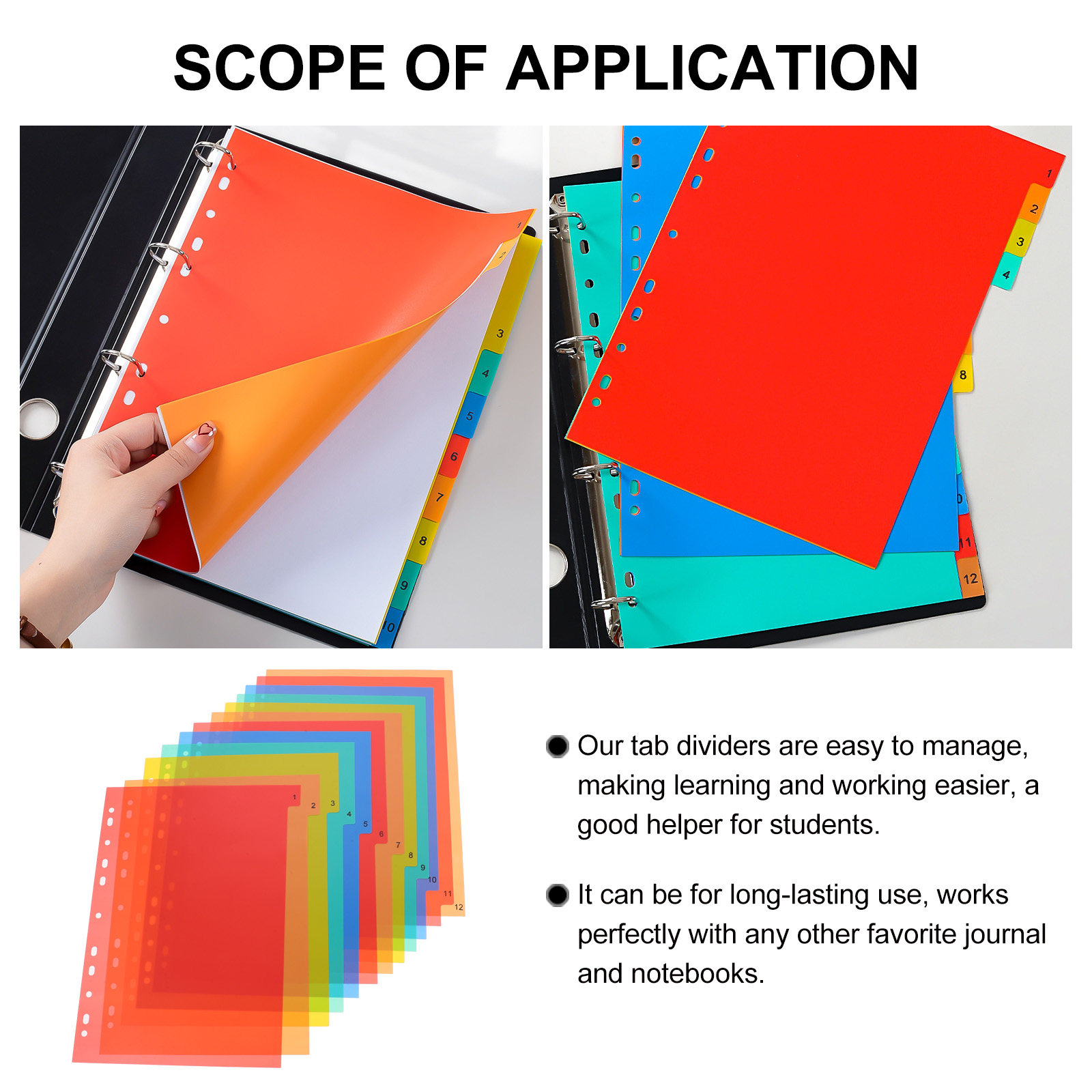 Binder Dividers A4 Colored Pla - Tab Divider A4 리뷰 및 가격