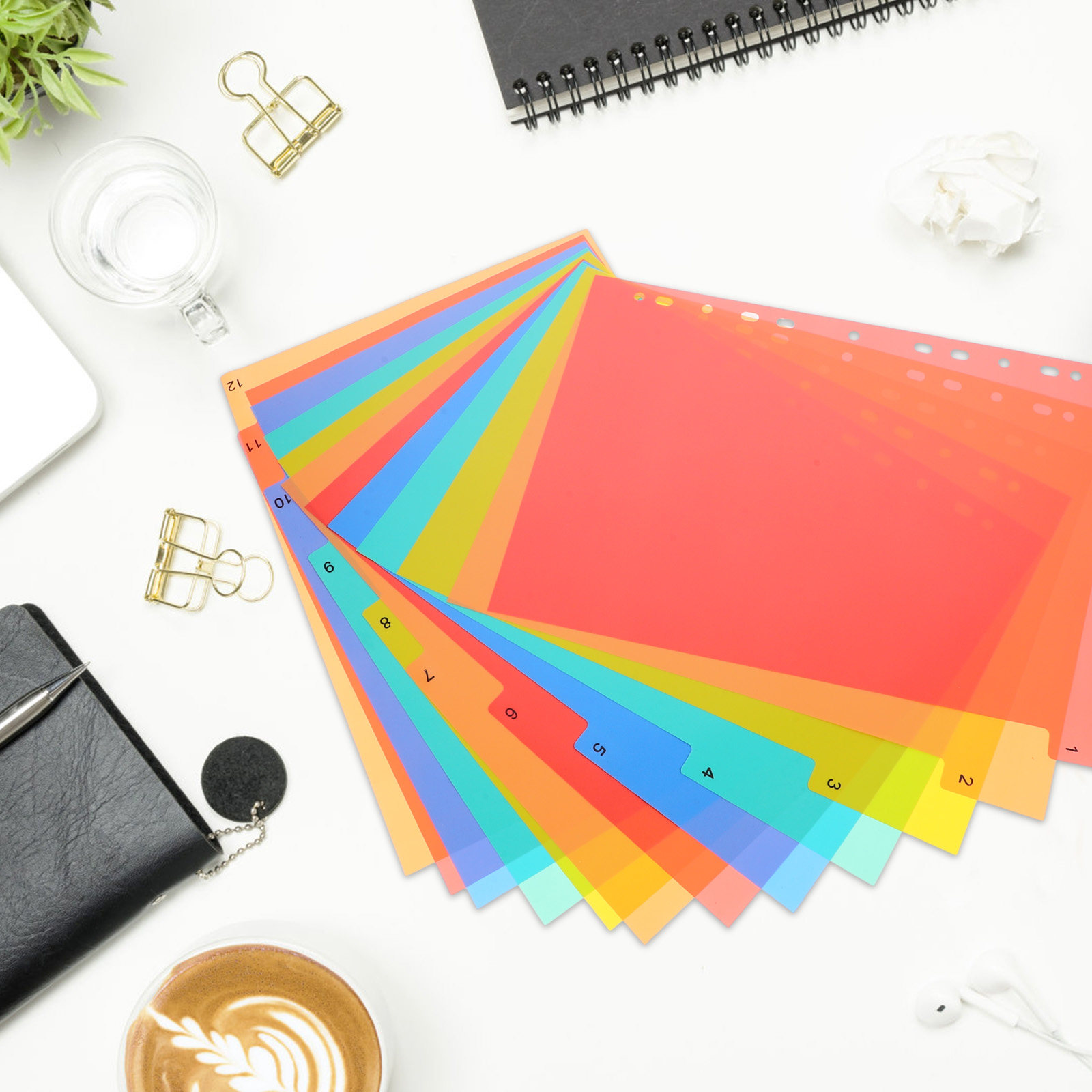 Binder Dividers A4 Colored Pla - Tab Divider A4 리뷰 및 가격