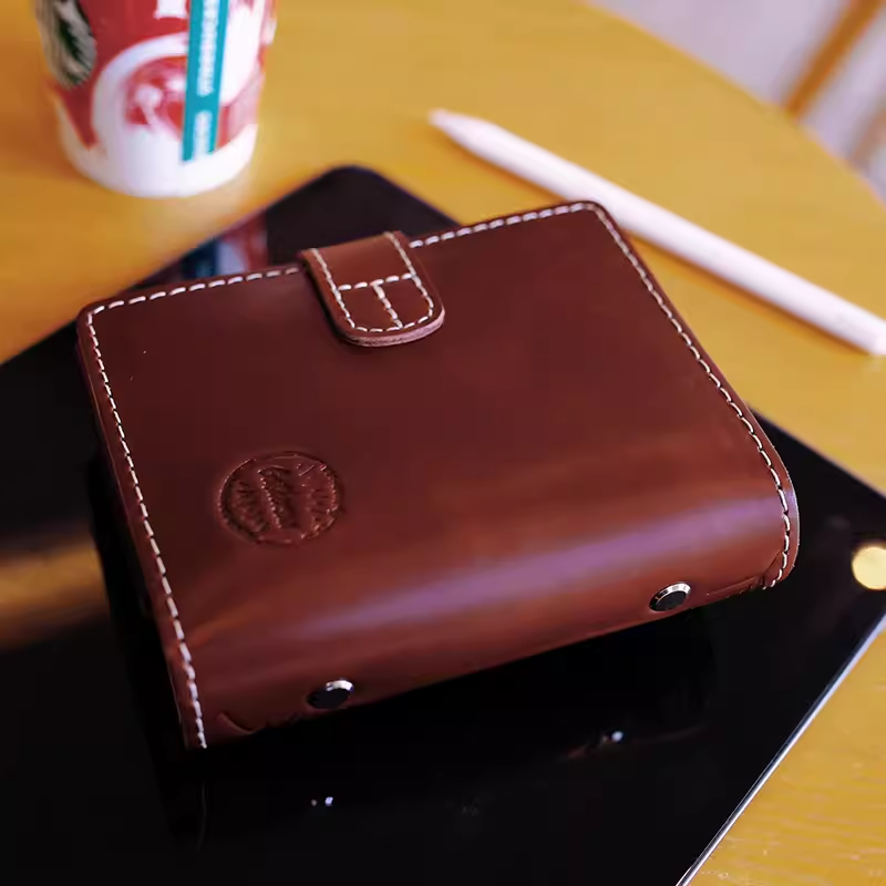 Handmade Genuine Leather Binde - Card Index Box 리뷰 및 가격
