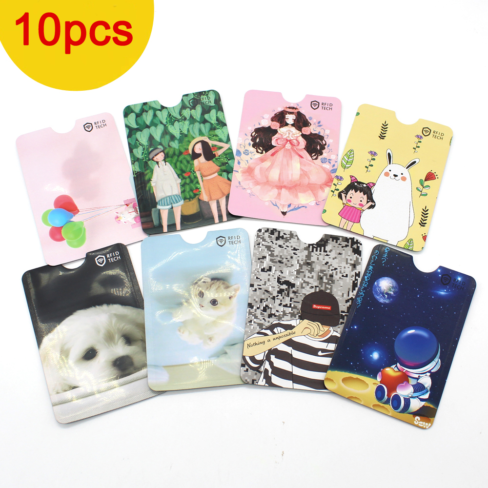 10Pcs New Anti Rfid Bank Card  - Card Index Box 리뷰 및 가격
