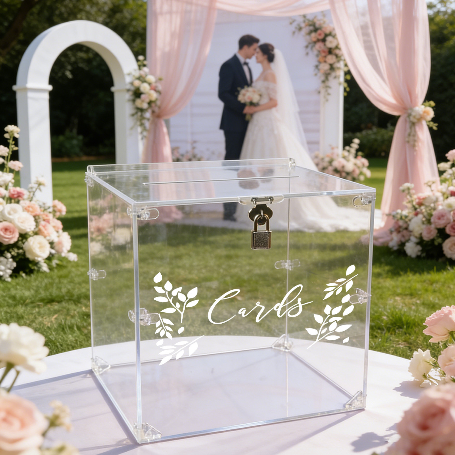 Acrylic Wedding Card Boxes wit - Card Index Box 리뷰 및 가격