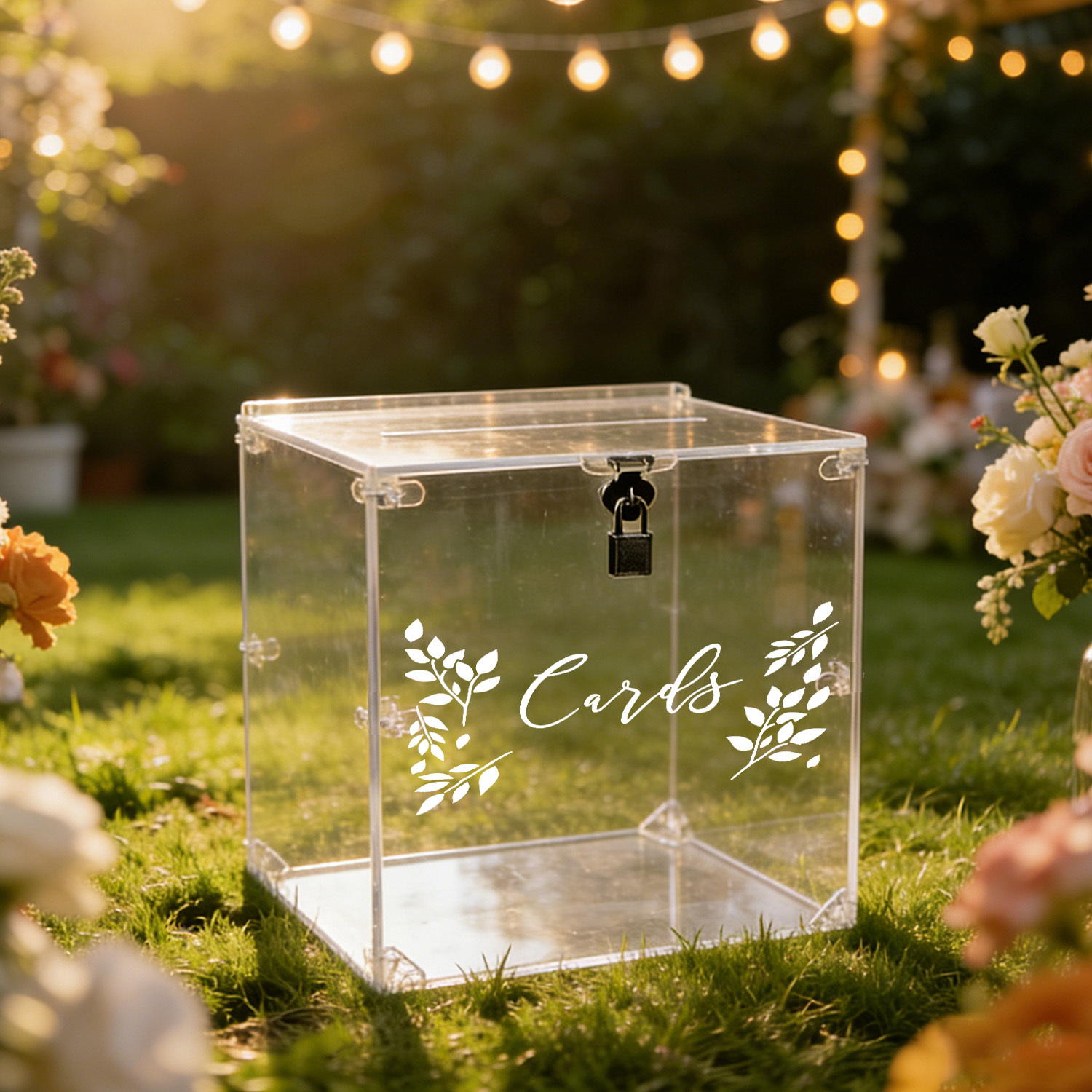 Acrylic Wedding Card Boxes wit - Card Index Box 리뷰 및 가격