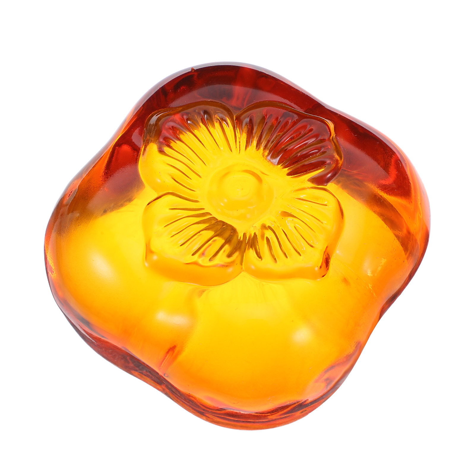 Heavy Glass Persimmon Paperwei - Book Weight Glass 리뷰 및 가격