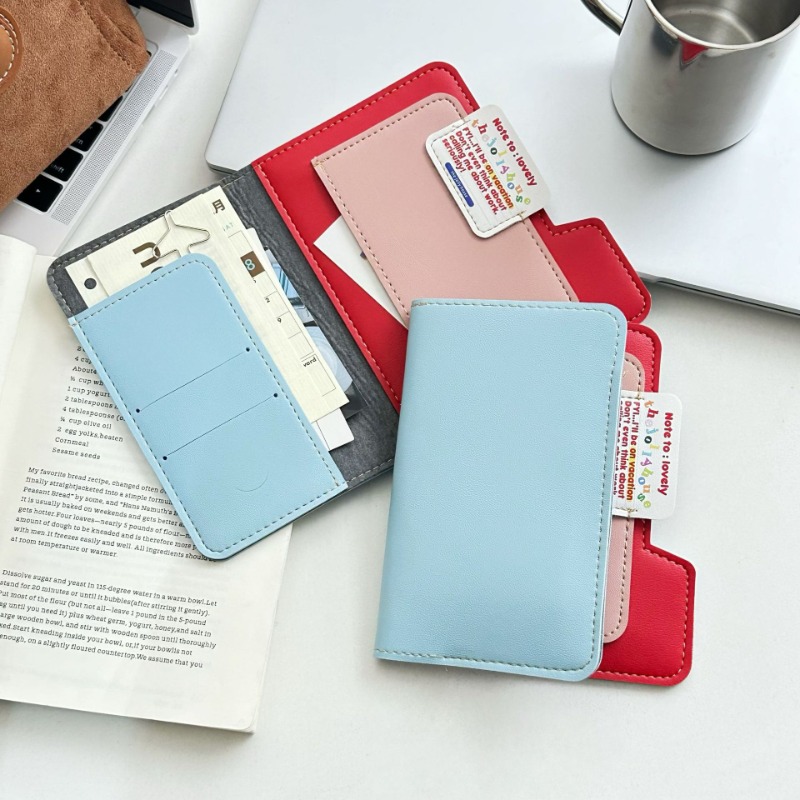 Ins Color Block Passport Holde - Index Card Holder 리뷰 및 가격