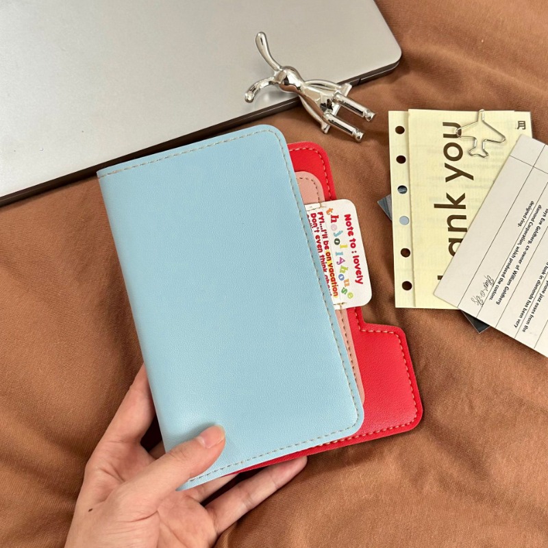 Ins Color Block Passport Holde - Index Card Holder 리뷰 및 가격