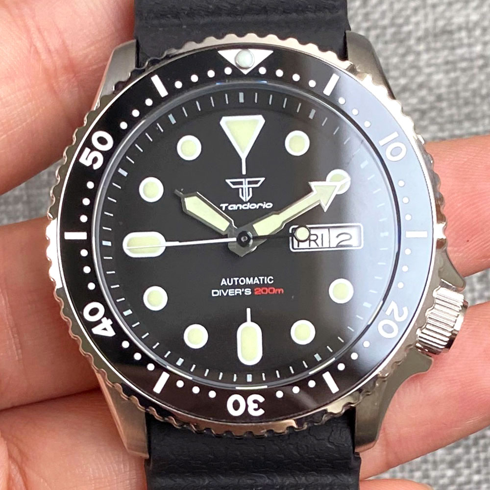 Tandorio 41mm NH36 Titanium Bl - Paper Weight Crystal 리뷰 및 가격