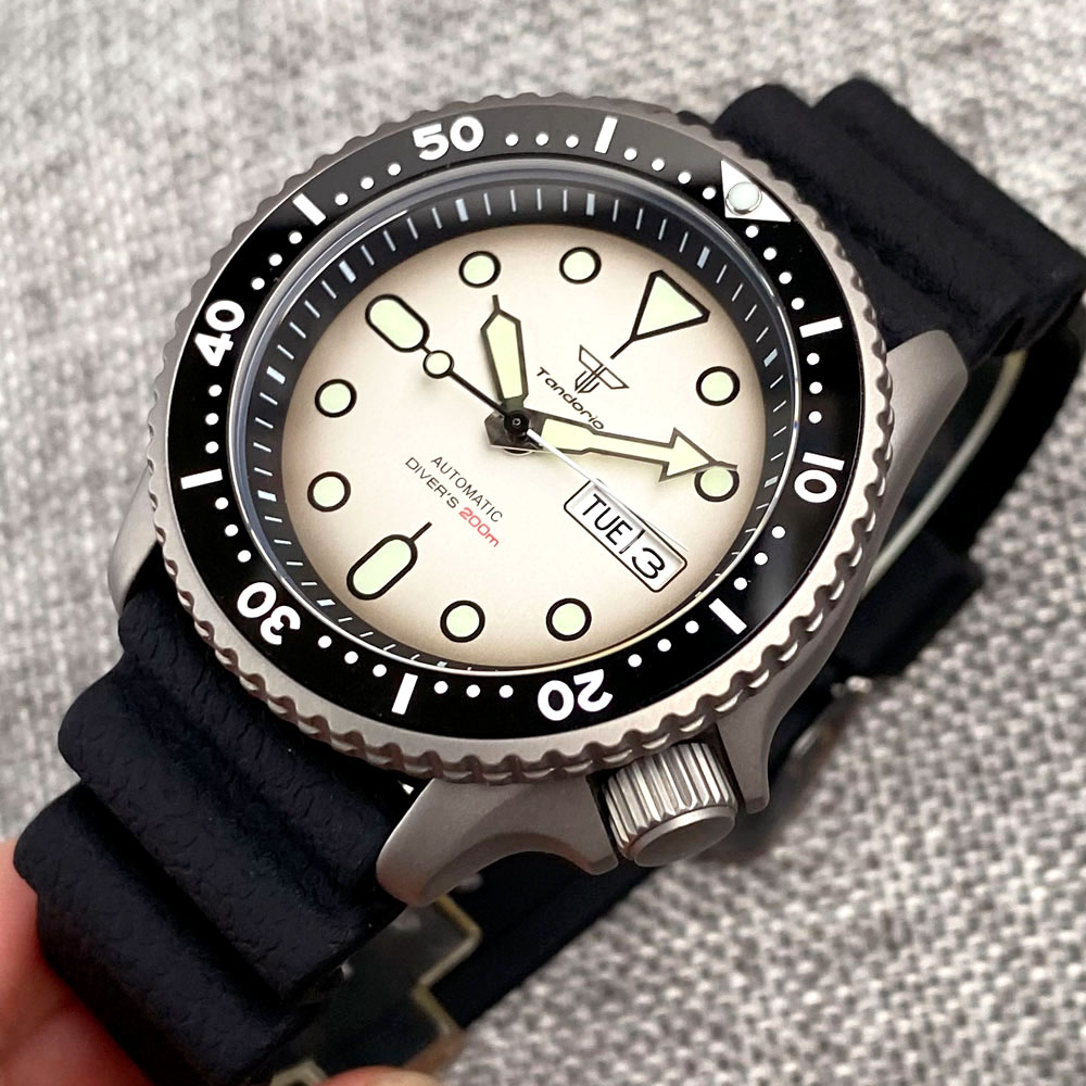 Tandorio 41mm NH36 Titanium Bl - Paper Weight Crystal 리뷰 및 가격