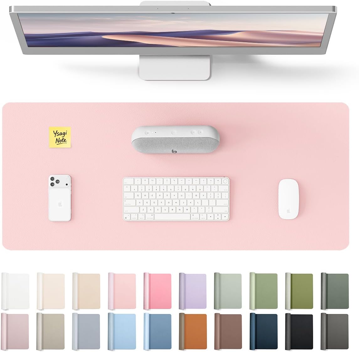 PU Leather Desk Protector with - Leather Desk Pad 리뷰 및 가격