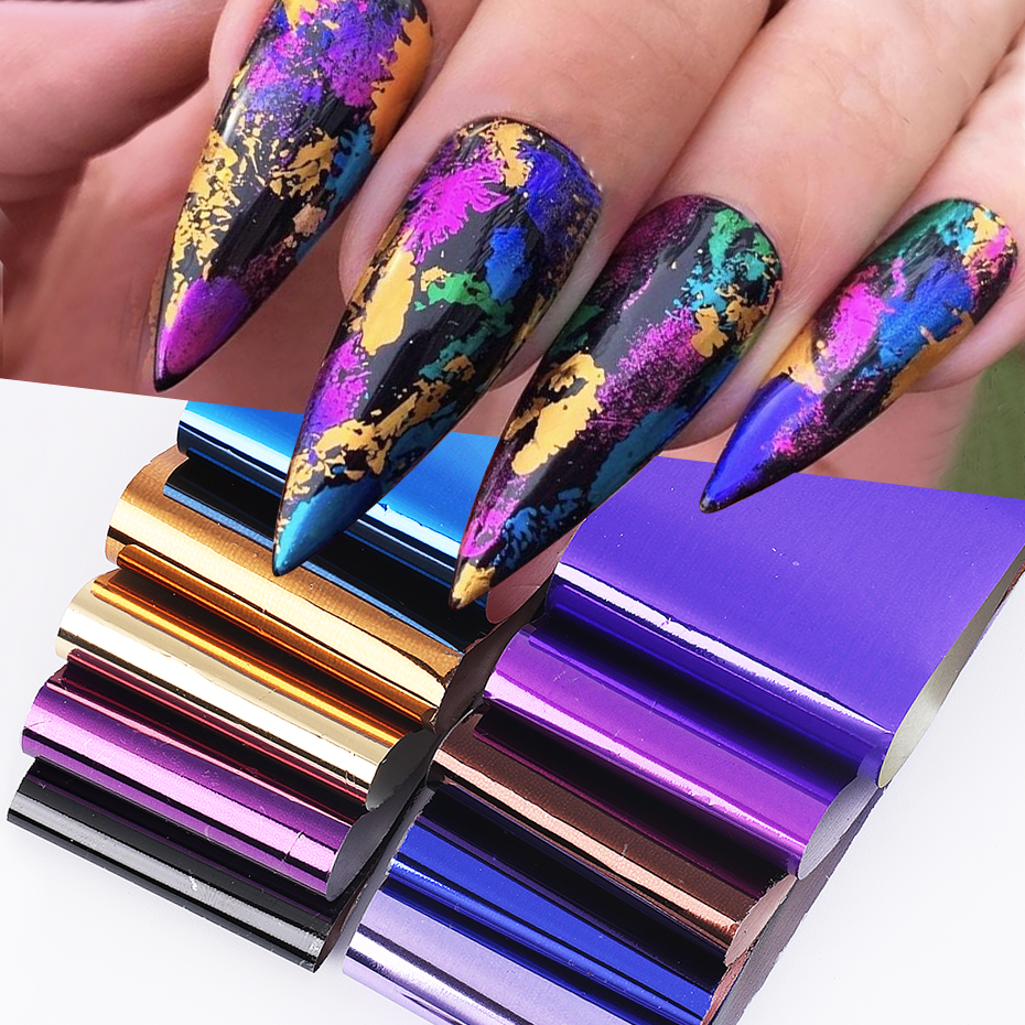10pcs Metallic Nail Transfer F - Gel Refill Pack 리뷰 및 가격