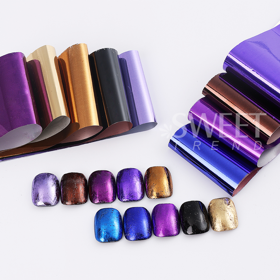 10pcs Metallic Nail Transfer F - Gel Refill Pack 리뷰 및 가격