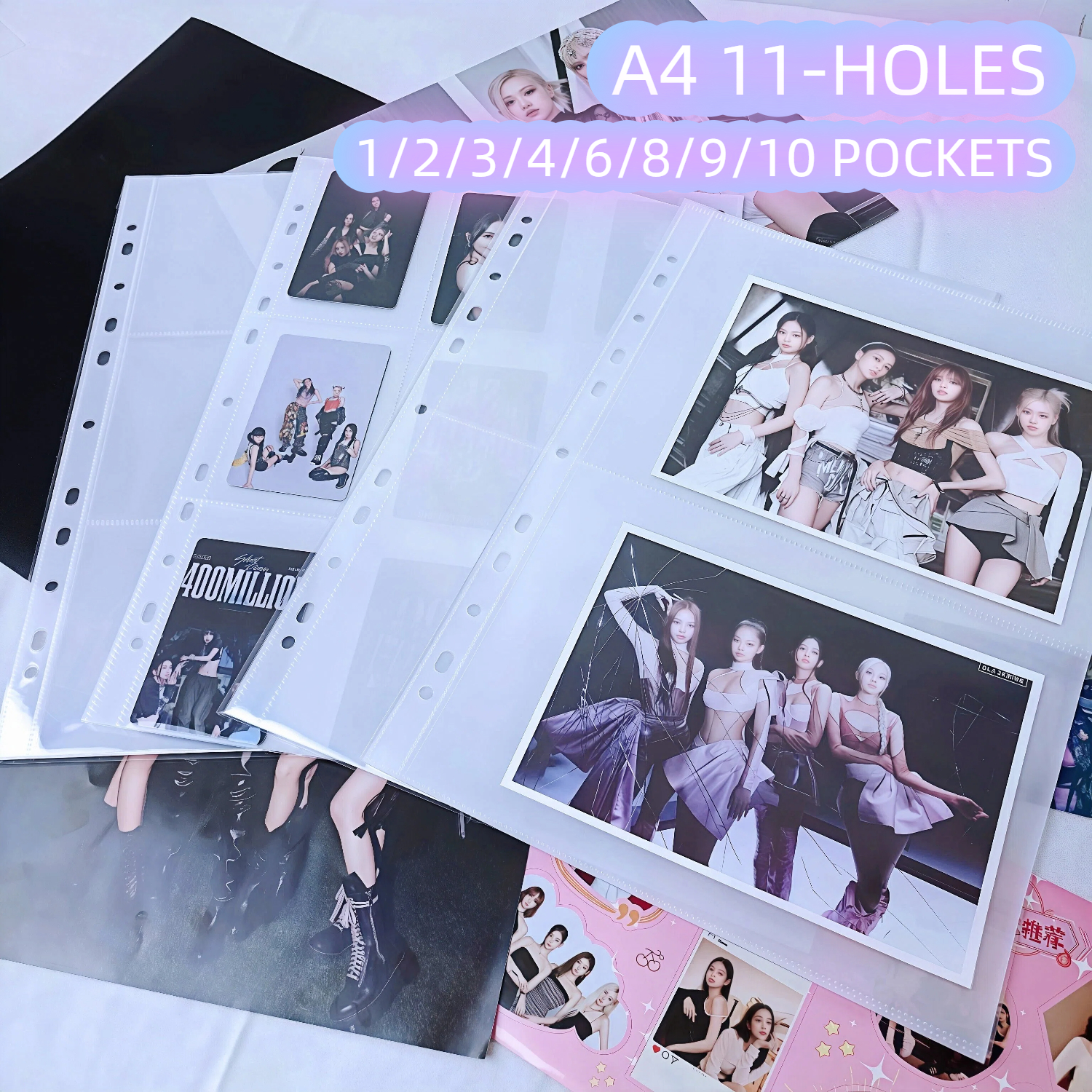 11-Hole A4 Clear Photo Album C - Binder A4 Lever 리뷰 및 가격
