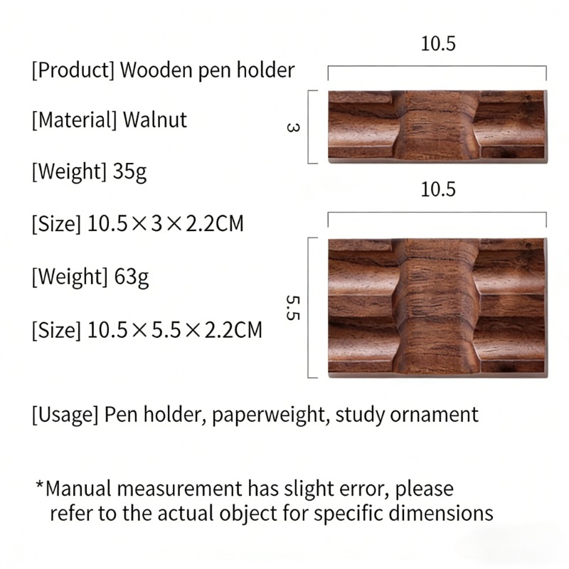 Walnut Wood Pen Holder Stand f - Pen Rest Single 리뷰 및 가격