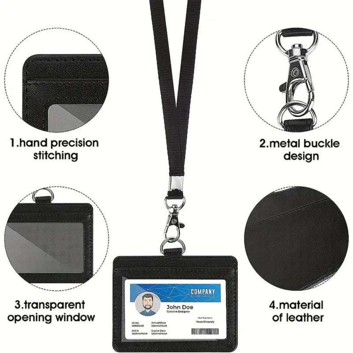 1 pc Horizontal ID badge holde - Index Card Holder 리뷰 및 가격