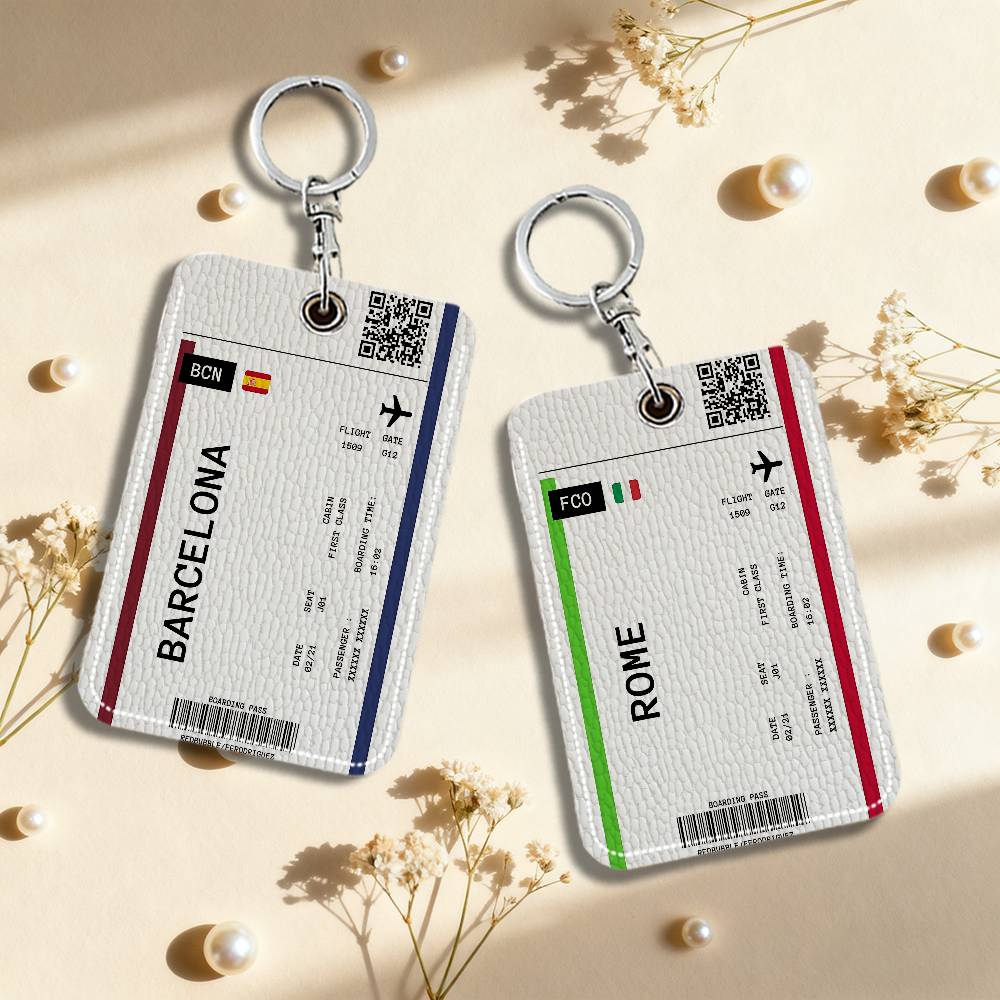 Boarding Pass Plane Ticket Lea - Card Index Box 리뷰 및 가격
