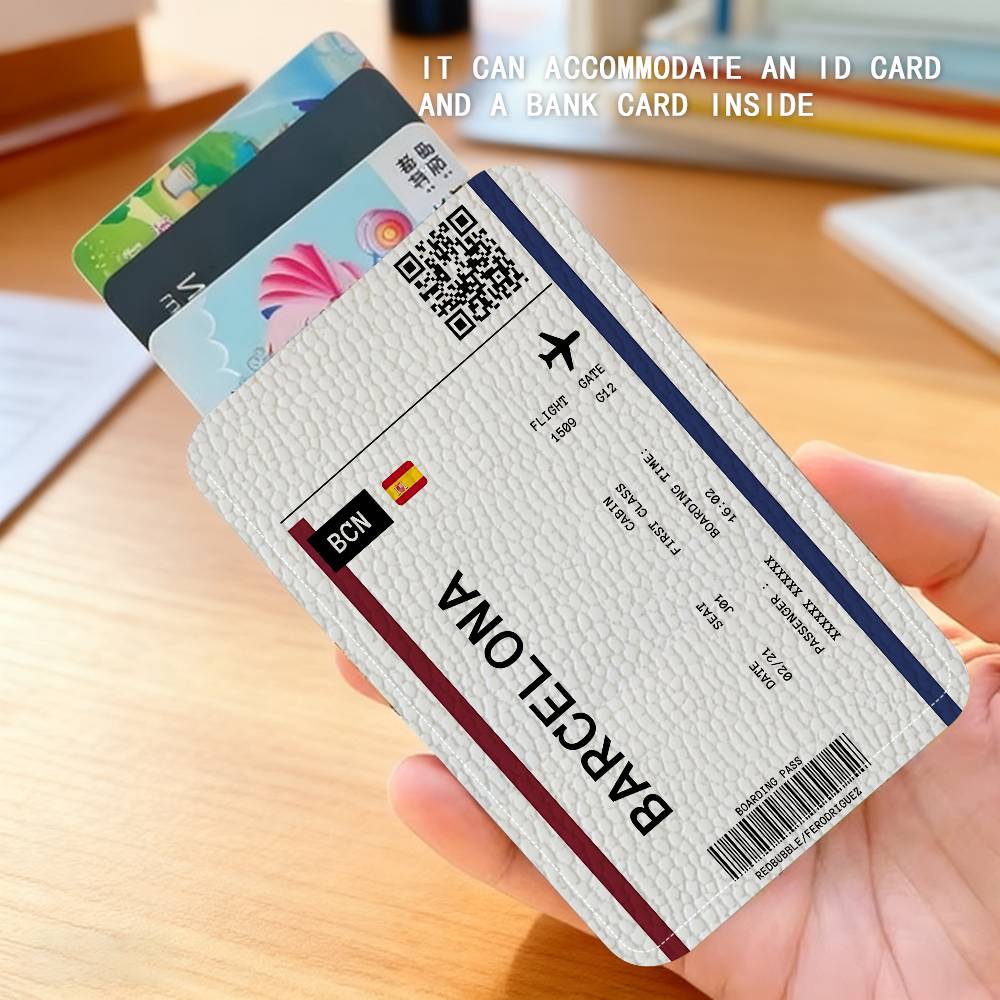 Boarding Pass Plane Ticket Lea - Card Index Box 리뷰 및 가격