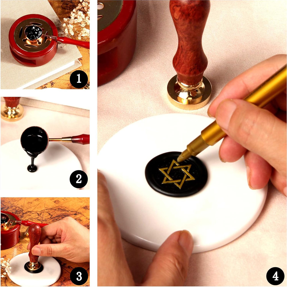 Customized Logo Wax Seal Stamp - Wax Seal Stamp Set 리뷰 및 가격