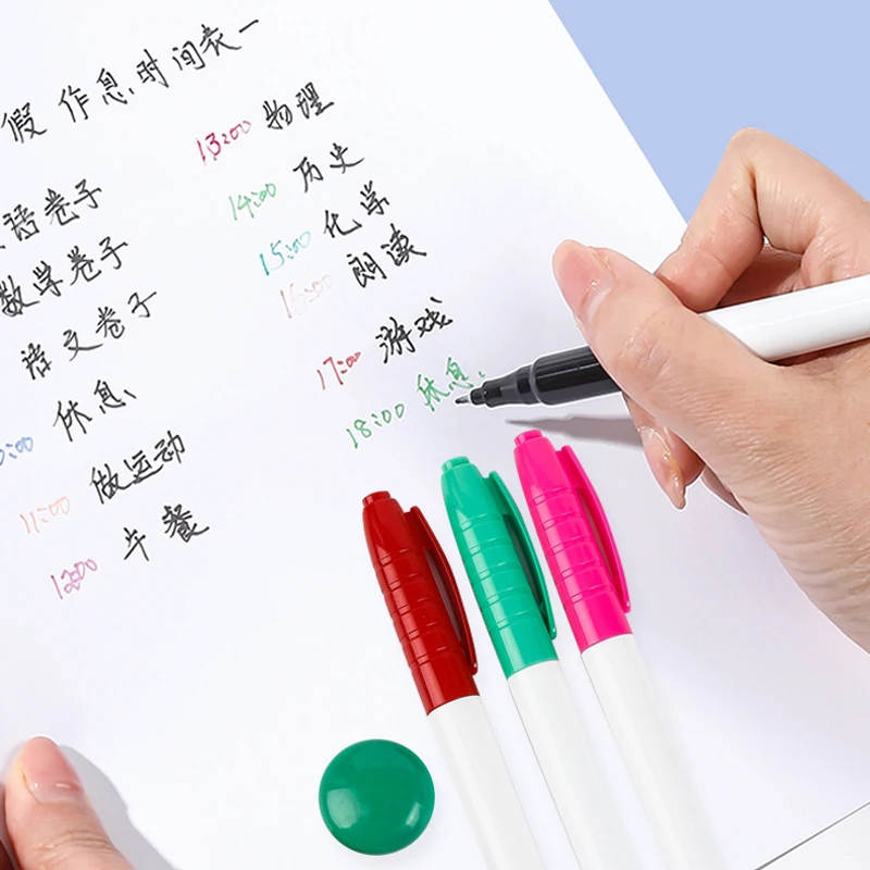 6pcs Color Erasable Whiteboard - Correction Pen Fine 리뷰 및 가격