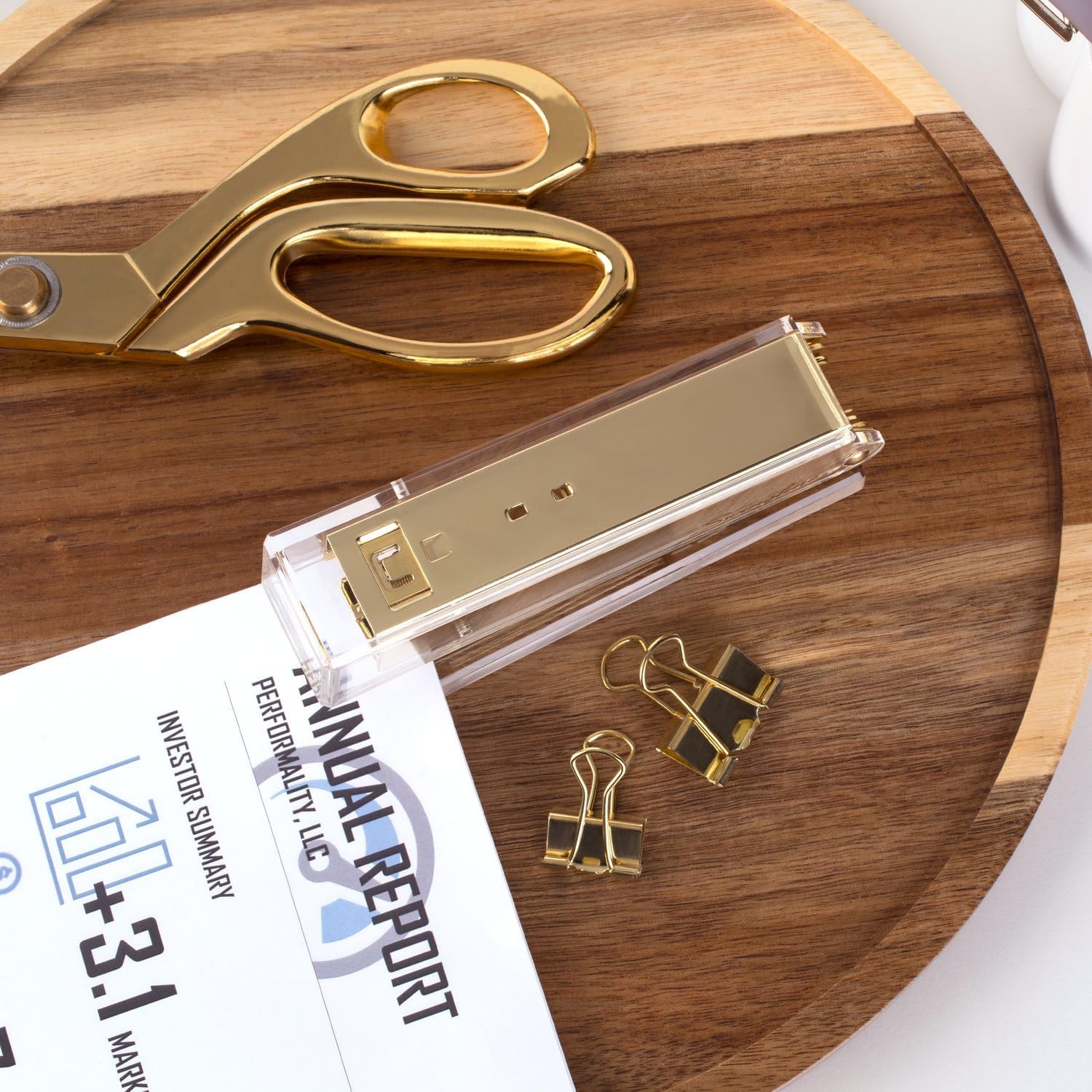 Compact Acrylic Gold Stapler,  - Stapler Half Strip 리뷰 및 가격