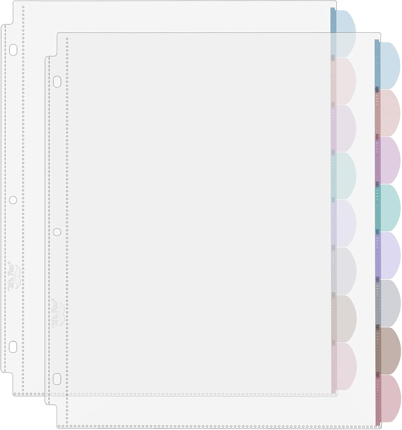 A4 Clear Sheet Protectors with - Tab Divider A4 리뷰 및 가격