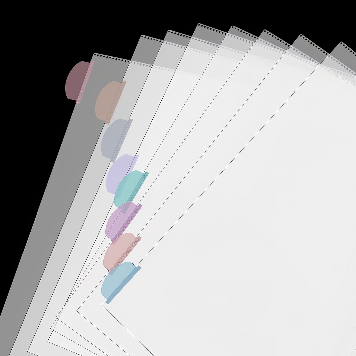 A4 Clear Sheet Protectors with - Tab Divider A4 리뷰 및 가격