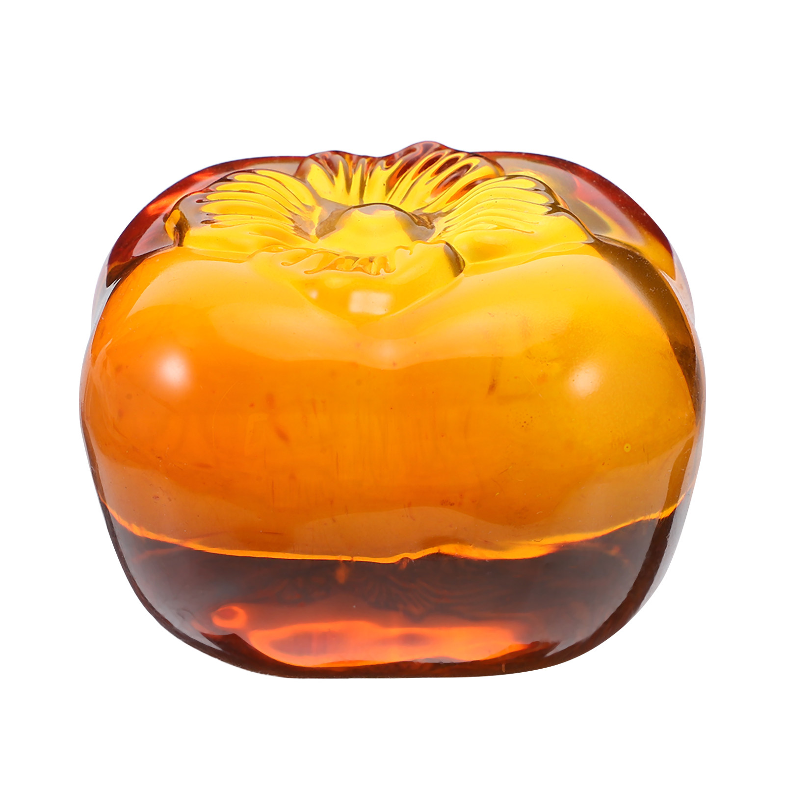 Crystal Persimmon Desk Paperwe - Book Weight Glass 리뷰 및 가격