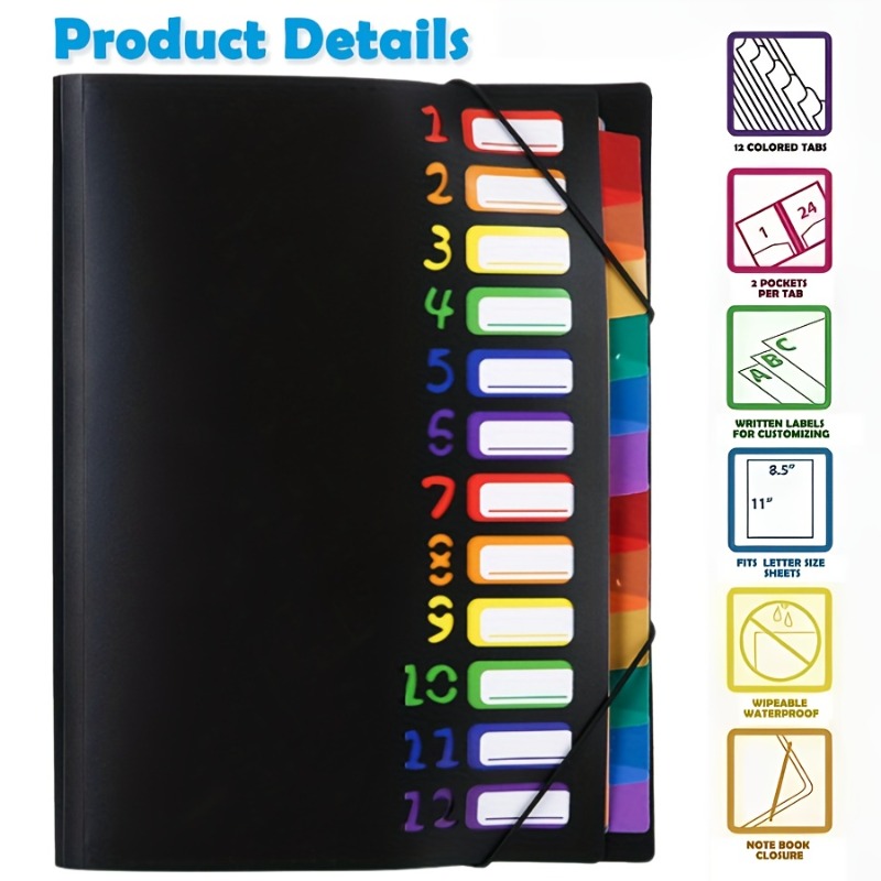 1Pc Black/White Cover Multi-La - Tab Divider A4 리뷰 및 가격