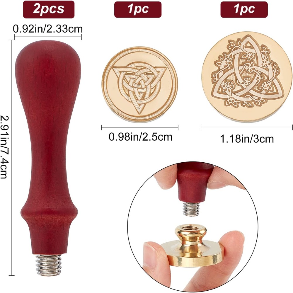 2 Set Celtic Knot Wax Seal Sta - Wax Seal Stamp Set 리뷰 및 가격