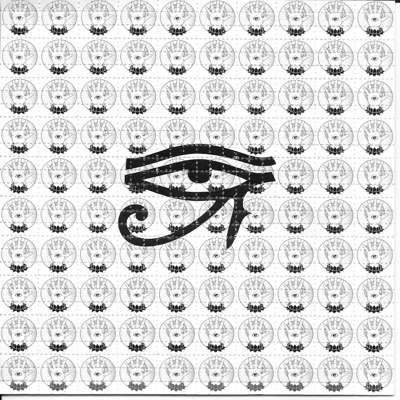 Eye of Providence Psychedelic  - Ink Blotter Paper 리뷰 및 가격