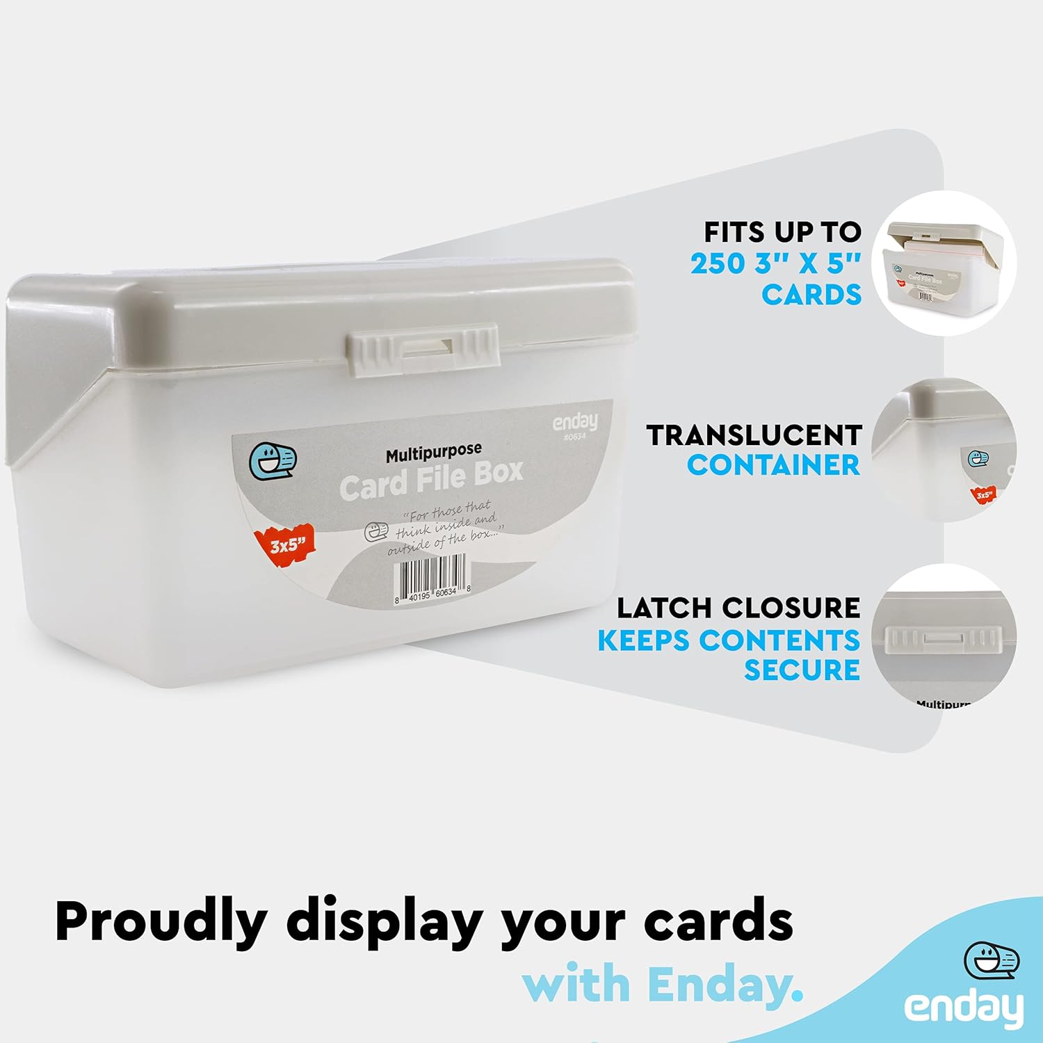 Index Card Box Grey 3x5 Card H - Card Index Box 리뷰 및 가격