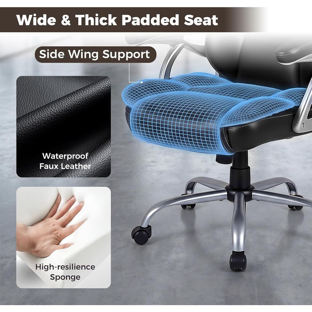 High Back Leather Ergonomic Sw - Leather Desk Pad 리뷰 및 가격