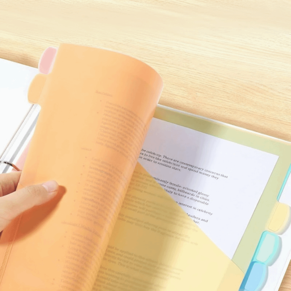 8 pcs A4 Pastel Binder Divider - Tab Divider A4 리뷰 및 가격