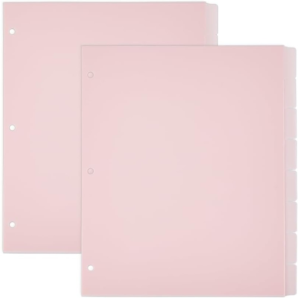 16 Sheets 3 Ring A4 Pink Binde - Tab Divider A4 리뷰 및 가격