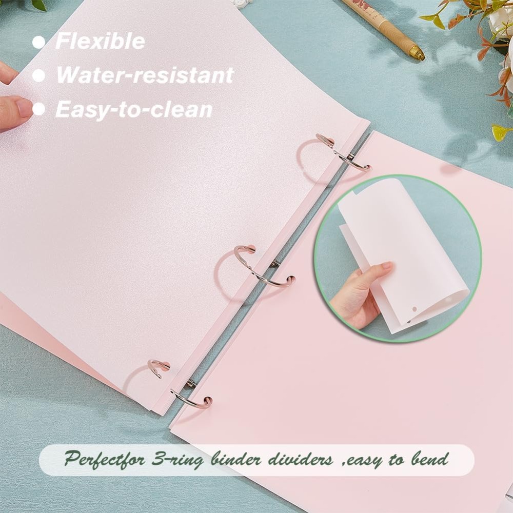 16 Sheets 3 Ring A4 Pink Binde - Tab Divider A4 리뷰 및 가격