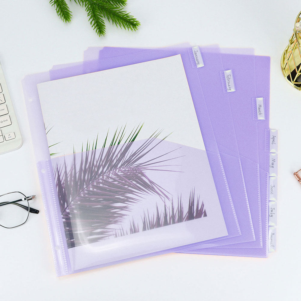 2Sets Binder Dividers Plastic  - Tab Divider A4 리뷰 및 가격