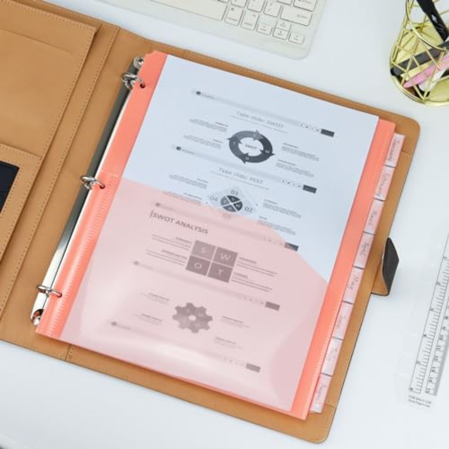 Binder Dividers with Pockets 8 - Tab Divider A4 리뷰 및 가격