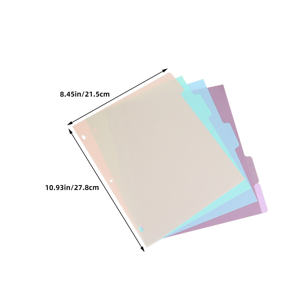 1Set Binder Dividers A4 Froste - Tab Divider A4 리뷰 및 가격