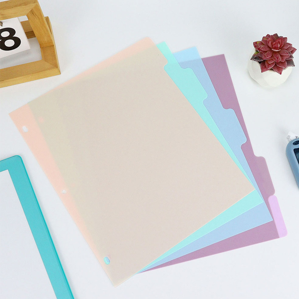 1Set Binder Dividers A4 Froste - Tab Divider A4 리뷰 및 가격