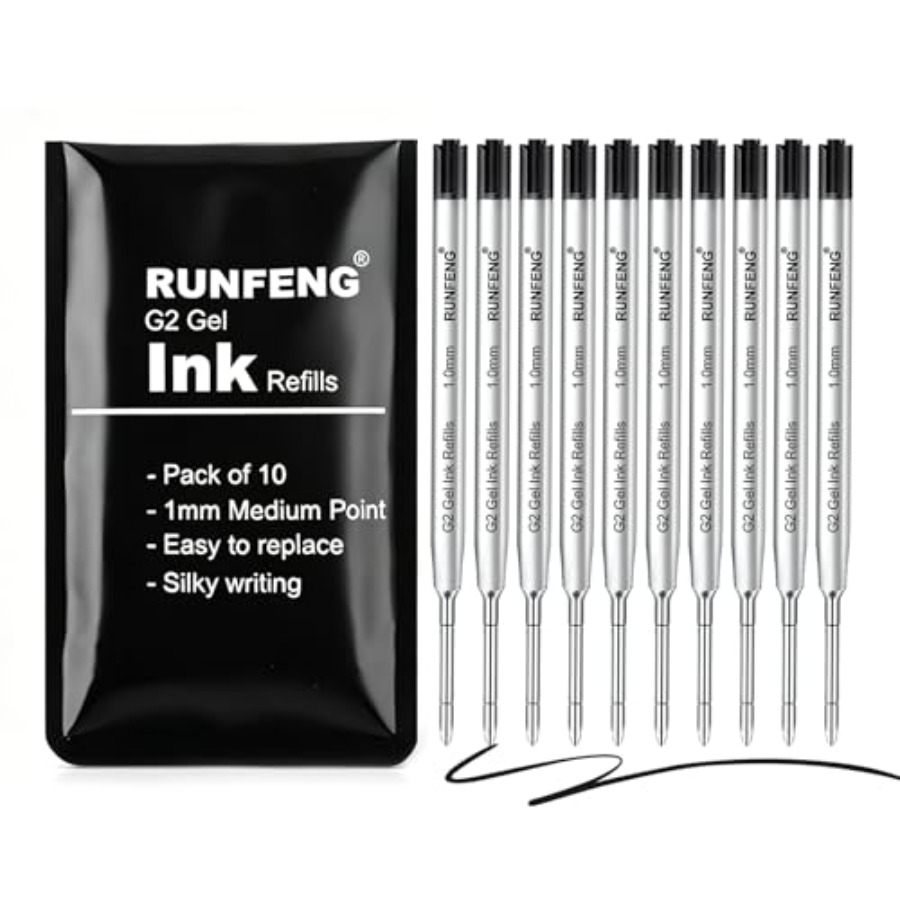 Pack of 10 Replaceable Ballpoi - Gel Refill Pack 리뷰 및 가격