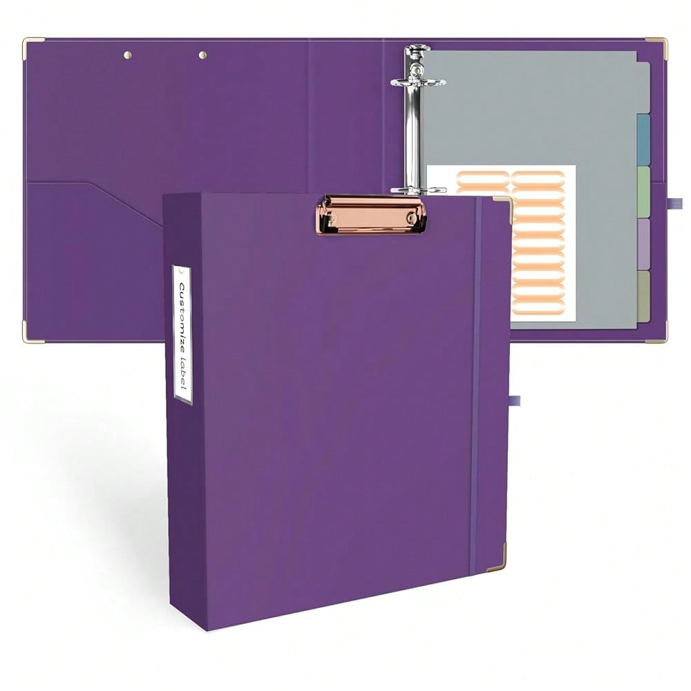 Mini 3 Ring Binder 2 Inch For  - Tab Divider A4 리뷰 및 가격