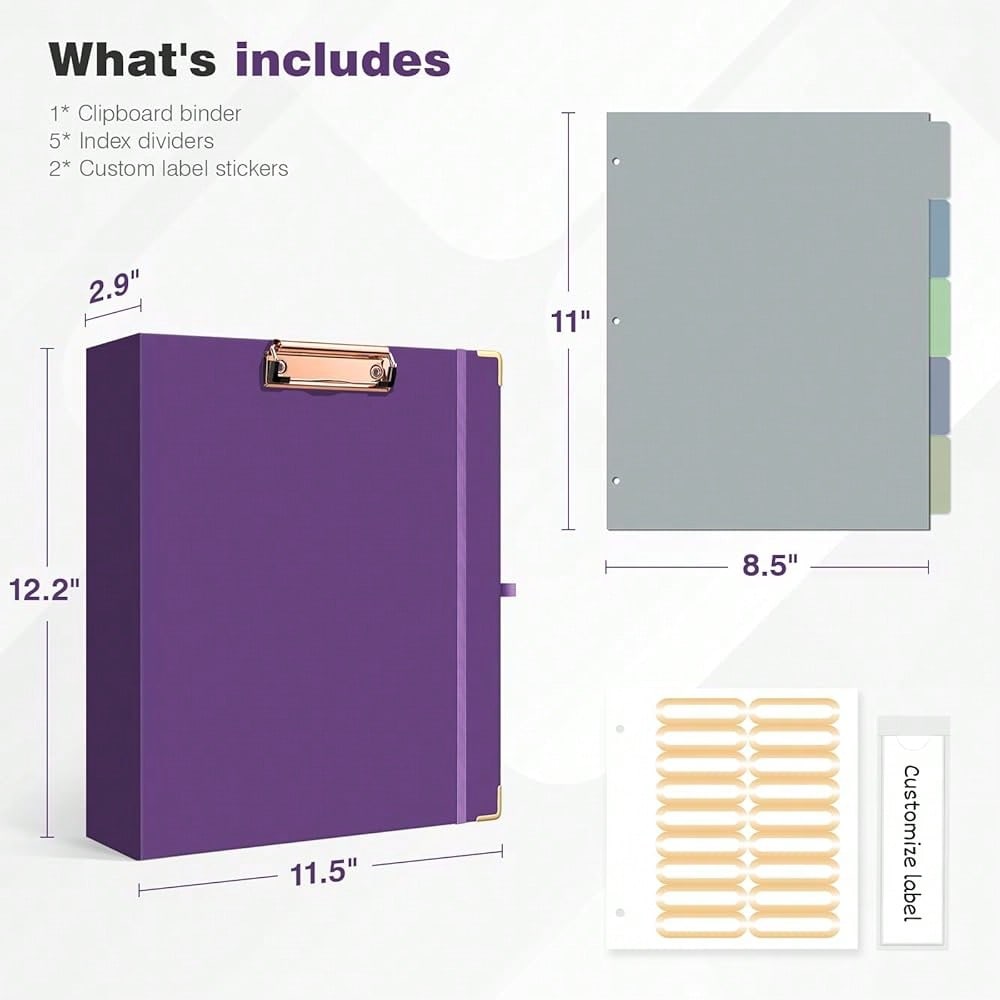 Mini 3 Ring Binder 2 Inch For  - Tab Divider A4 리뷰 및 가격