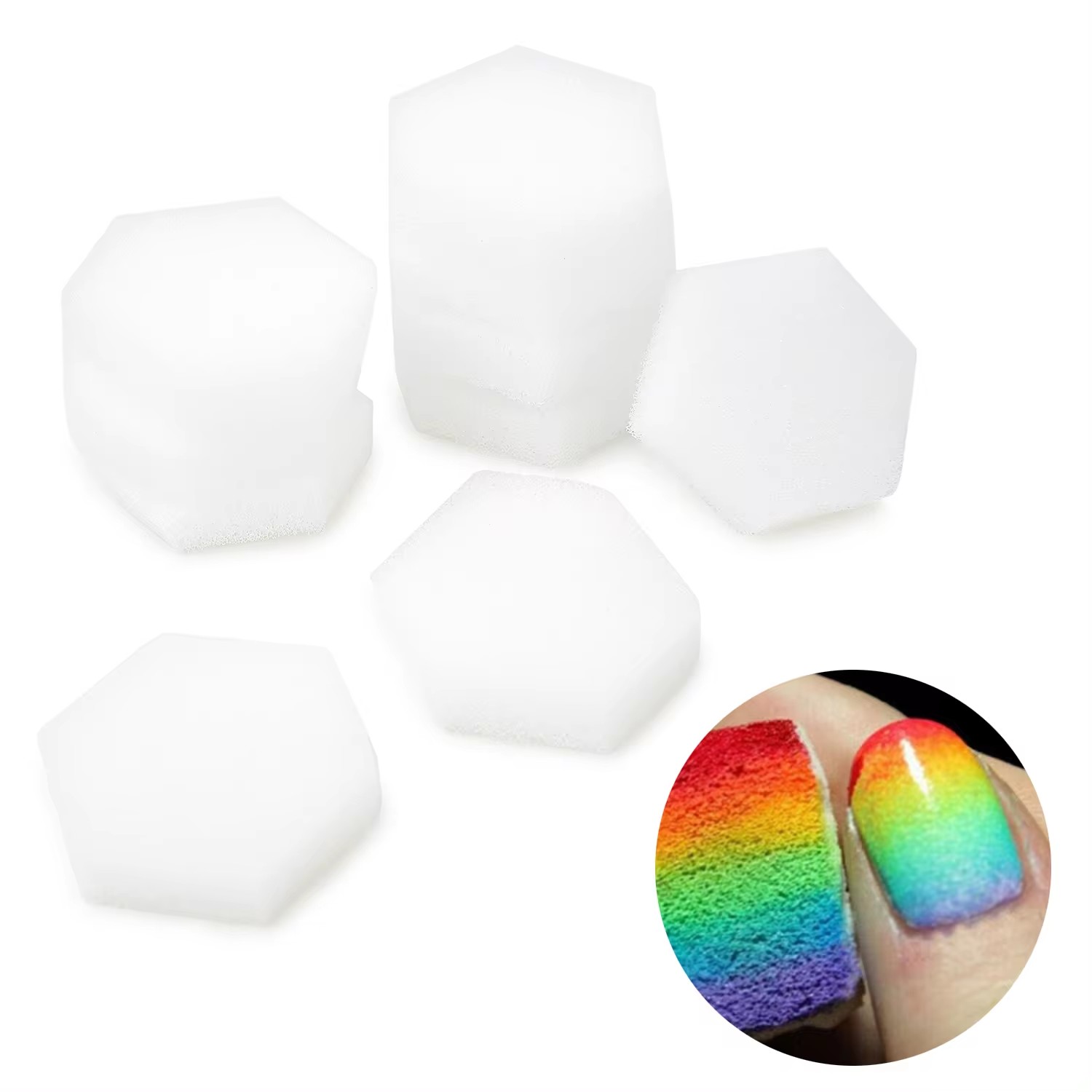 80Pcs Hexagon Soft Sponges, Li - Gel Refill Pack 리뷰 및 가격