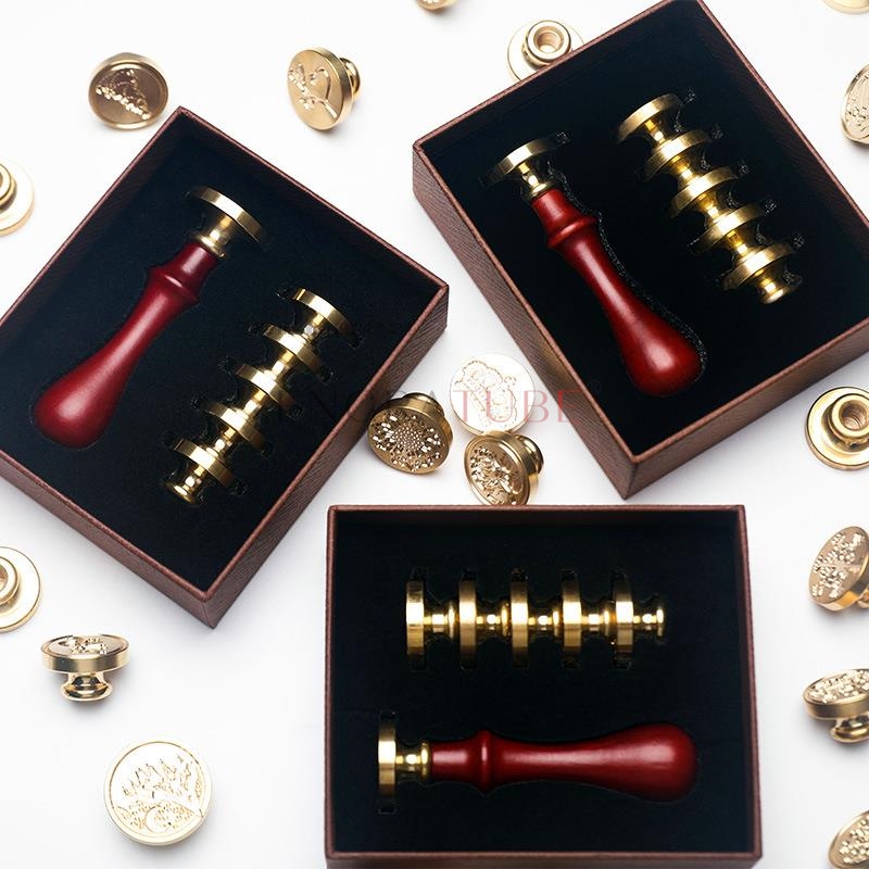 6 Copper Wax Seal Stamp Heads  - Wax Seal Stamp Set 리뷰 및 가격